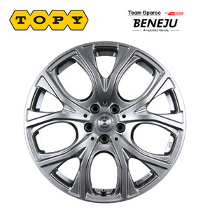 送料無料 トピー Team Sparco BENEJU 8.5J-20 +30 5H-112 (20インチ) 5H112 8.5J+30【4本セット 新品】