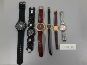 0503U16　時計　腕時計　ジャンク品　おまとめ　DIESEL　CITIZEN　SEIKO　CELINE　など