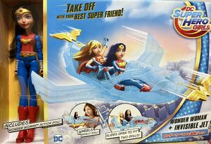 アメコミ　人形　DC スーパーヒーローガールズ　ワンダーウーマン　インビジブルジェット　未開封