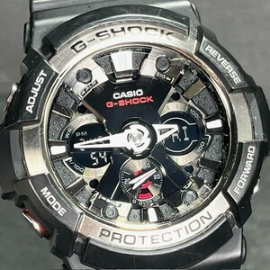 CASIO G-SHOCK カシオ ジーショック GA-200-1A クオーツ 腕時計 アナログ デジタル ブラック カレンダー 海外モデル メンズ 電池交換済み