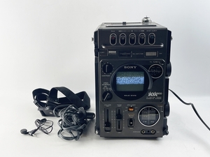１円～ 希少 1977年製 SONY JACKAL300 FX-300 TV-FM/AM RADIO CASSETTE CORDER ソニー ジャッカル カセットコーダー テレビ ラジオ