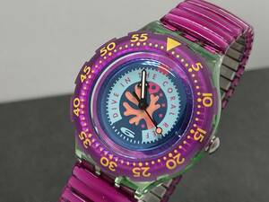 swatch/スォツチ CHERRY DROPS メンズ腕時計 QZ