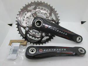 ◆◇中古 少し訳あり！BONTRAGER ボントレガー RACE X LITE 175mm 44/32/22 トリプル CARBON クランクセット！◇◆