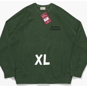 The Ennoy Professional CREW NECK SWEATER by Charles Kirk Green XL エンノイプロフェッショナルスタイリスト私物グリーン緑
