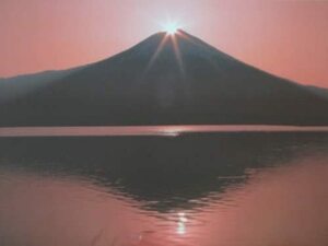 富士山　写真ポスター　ダイアモンド