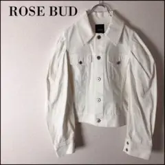 ROSE BUD ローズバッド タックスリーブ デニムジャケット Gジャン 新品