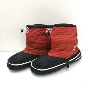 KZ4245★TIMBERLAND ： 折りたたみ ラドラートレイル ミッドキャンプブーツ★26★赤/黒 定価￥12600- ティンバーランド