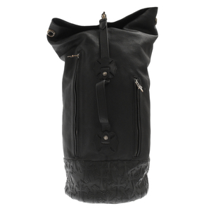 CHROME HEARTS クロムハーツ Cementary Cross Backpack bag Leather セメタリークロスバックパックレザー ブラック