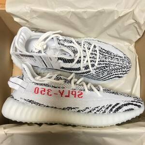 新品　国内正規品　adidas　YEEZY BOOST 350 V2 ZEBRA CP9654　アディダス イージーブースト　ゼブラ　カニエウエスト　納品書付き　27.5㎝