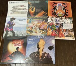 レコード　まとめ　8枚　Jazz raregroove record ジャズ　スピリチュアル　レアグルーブ　LP Pharoah Sanders ALICE COLTRANE SUN RA 