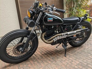 バイク カスタム グラストラッカー 車体 SR400 ボバースタイル キャブオーバーホール済、バッテリー新品