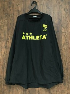 r1_0332y ★定形外 配送★ 極美品 大きいサイズ O (2L程度) アスレタ サッカー フットサル 長袖ウインドブレーカージャケット メンズ