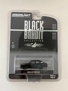 1968 DATSUN 510(ダットサン)/1：64/DIECAST ミニカー/GREEN LiGHT(グリーンライト )/ブラック