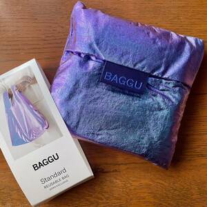 BAGGU　STANDARD BAGGU　廃番品　メタリック オーロラ（日本限定）　スタンダードバグゥ　エコバッグ