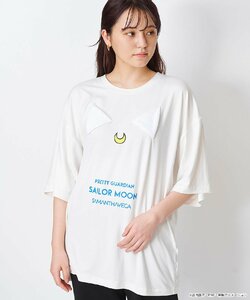 F【未使用タグ付】SAMANTHA VEGA×美少女戦士セーラームーン ルームウェア Tシャツ アルテミス サマンサタバサ