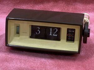 5-134-60 パタパタ時計 COPAL コパル Model Caslon 701 アナログ 置時計 昭和レトロ レトロポップ(通電OK/動作不良)