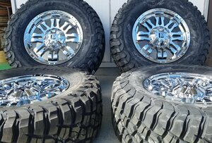 メッキ Balano JK JL ラングラー 17インチ BF マッドテレーン KM3 285/70R17 265/70R17 33x12.50R17 35x12.50R17 クローム