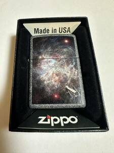 ZIPPO (ジッポ) USA製 オイルライター ケース入り 2017年製 zippo 銀河 ストーン 特殊加工 火花確認済