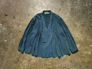 COMME des GARCONS 1982SS 藍染めプリーツ加工ジャケット 82SS 80s1980s コムデギャルソン vintage インディゴ