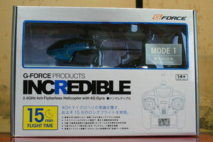 日本正規品 ジーフォース インクレディブル MODE1 RTF GB151 青色 ヘリコプター ラジコン