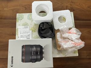 CANON キャノン　EF85mm F1.4L IS USM 元箱　ケース　マニュアル　保証書　レンズ無し