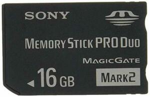 ソニー 著作権保護機能搭載IC記録メディア“メモリースティック PRO デュオ” 16GB MS-MT16G T1(中古品)　(shin