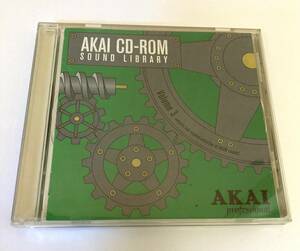 AKAI アカイ 赤井 CD-ROM SOUND LIBRARY Vol.3 CD-ROMサンプラー サンプリングCD