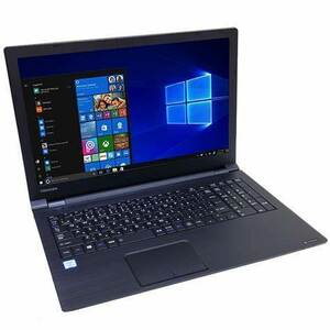 中古 良品 東芝B55　15.6型・Corei5-6200U・8GB・SSD240GB・DVD・テンキー・Office2021・Win11Pro・WIFI・Bluetooth・カメラ 191