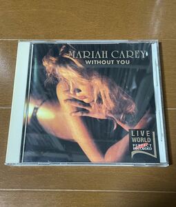 【CD】MARIAH CAREY / WITHOUT YOU - LIVE WORLD / マライア・キャリー / ライブ / コンサート / 音源 /