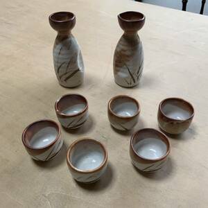 蔵出し品　酒器 徳利　お猪口 8個セット