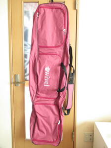 ★美品★　swivel　スノーボード　ショルダーバッグ　ボードバッグ　ボードケース　ピンク　150cm　一括収納　BB-6516SV2