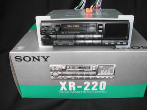 SONY ソニー 新品 FM/AM 　カセットデッキ　カセットテープ カーステレオ XR-220 その3