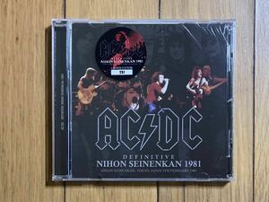 【 処分 】AC / DC DEFINITIVE NIHON SEINENKAN 1981 TOKYO ＋DVD ELECTRIC ATTACK TOKYO