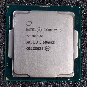 【中古】Intel Core i5 8600K LGA1151 8thGen