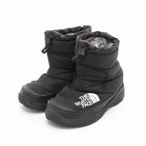 △479226 THE NORTH FACE ノースフェイス スノーブーツ ヌプシブーティー5 NFJ51881 20.0cm キルティングナイロン キッズ 子ども ブラック