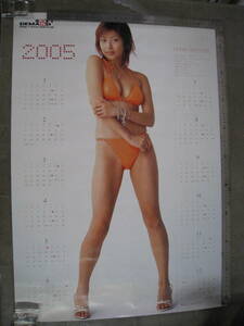 「511221/I4A」　カレンダー　ポスター　夏目ナナ　2005年カレンダー【大きい/水着/ビキニ】SOFT ON DEMAND
