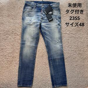 【未使用】DSQUARED2 SKATER JEANS ライトブルー 48