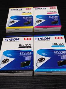 「外箱発送」「純正」エプソン　EPSON　インクカートリッジ　IB07KA　IC07YA　IB07CA　IB07MA　4色セット