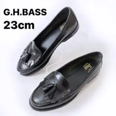 【ほぼ未使用❤️】G.H.Bass ローファー 23cm ブラック タッセル