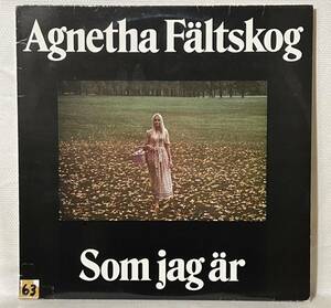 Agnetha Faltskog / Som Jag Ar☆スウェーデン盤LP ABBA