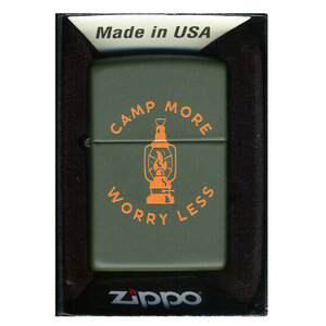 ジッポー オイルライター Camp More Worry Les Z221-104599/送料無料メール便 ポイント消化