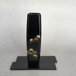 輪島塗 花器 花瓶 漆器 花入漆芸