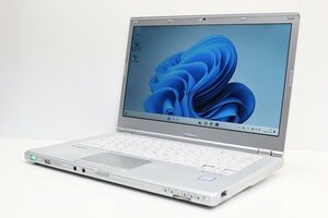 1円スタート ノートパソコン Windows11 Panasonic レッツノート CF-LX6 第7世代 Core i5 SSD256GB メモリ8GB Windows10 14インチ カメラ