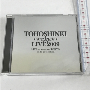 東方神起　TOHOSHINKI THE LIVE 2009 LIVE at a-nation TOKYO slde projection DVD