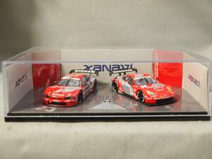 GT Champion set 03/04 Driver’s Champion：R34 #23 + Z33 #1 本山哲 コレクション/EBBRO 1/43 【紙箱・シール無】