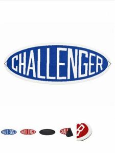 【新品未使用】チャレンジャー　オーバルロゴマット　challenger マット　青　ブルー