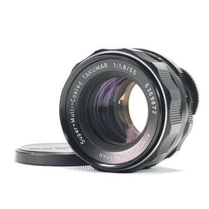 旭光学 Super Multi Coated TAKUMAR 55mm F1.8 ペンタックス M42マウント 並品 24C ヱOA4b