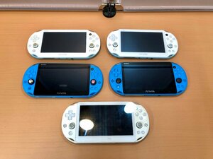 【ジャンク】PSvita 本体のみ まとめ売り5台【1円スタート！】■PCH-2000■