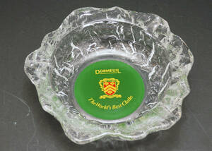 DORMEUIL ドーメル 　ガラス製灰皿　 アッシュトレイ　 ノベルティー 販促品