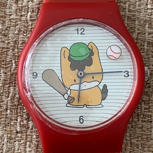 ゆるキャラ☆ぐんまちゃん　腕時計　赤　ケース入り　☆未使用在庫品